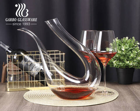 Berkware Red Wine Decanter - Luxuriuos 750ml Wide Base Glass Wine Carafe  With Dazzling Rhinestone Design (Silver Tone)