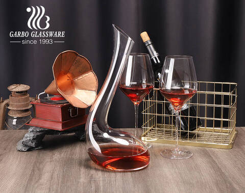 Decanter per vino in cristallo senza piombo fatto a mano personalizza il  decanter per vino regalo di forma unica
