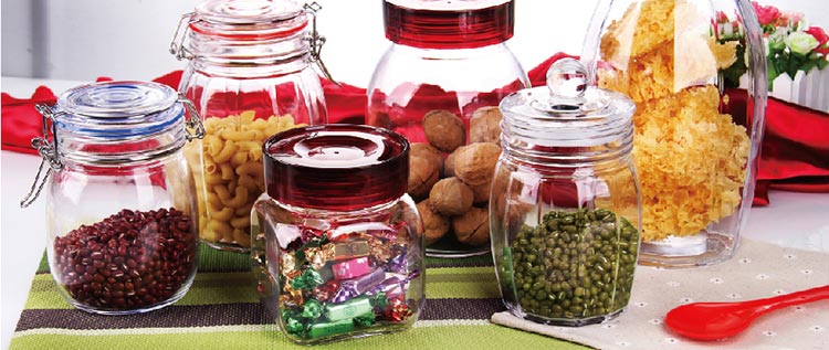 Buy Wholesale China Glass Food Storage Jars With Airtight Seal