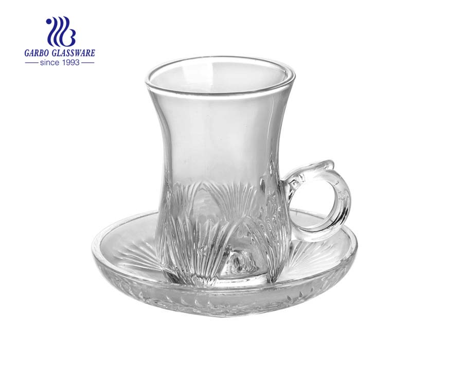 Wholesale High Quality Glass Set Coffee Cup with Saucer Tea Coffee Set -  China Tea Cup and Drinking Glasses price