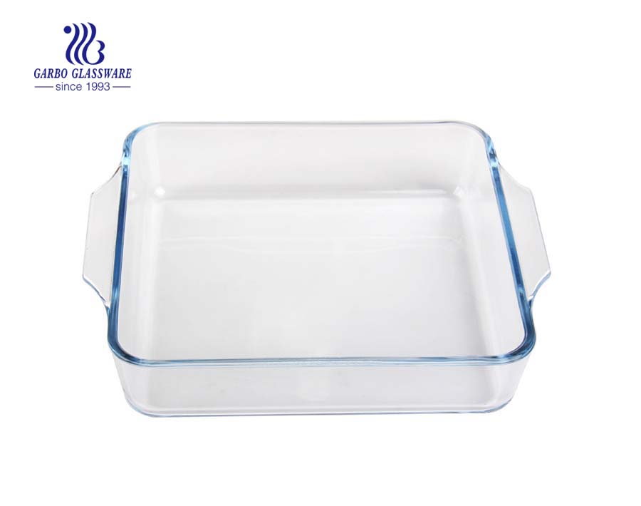 Made in China Pyrex clear oven baking bowl with Lid
