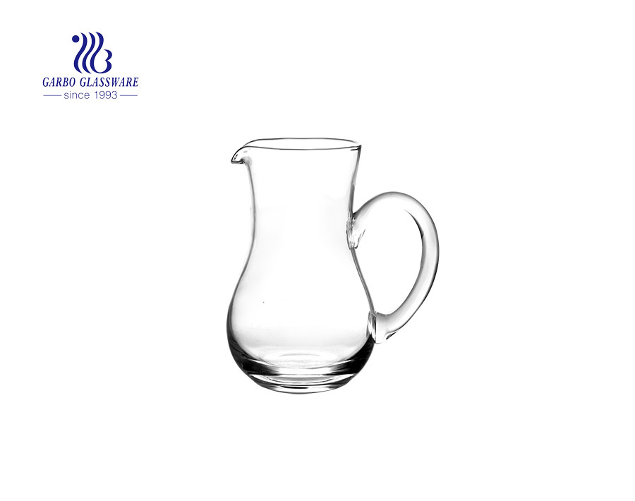 Small Clear Glass Individual Wine Carafe
