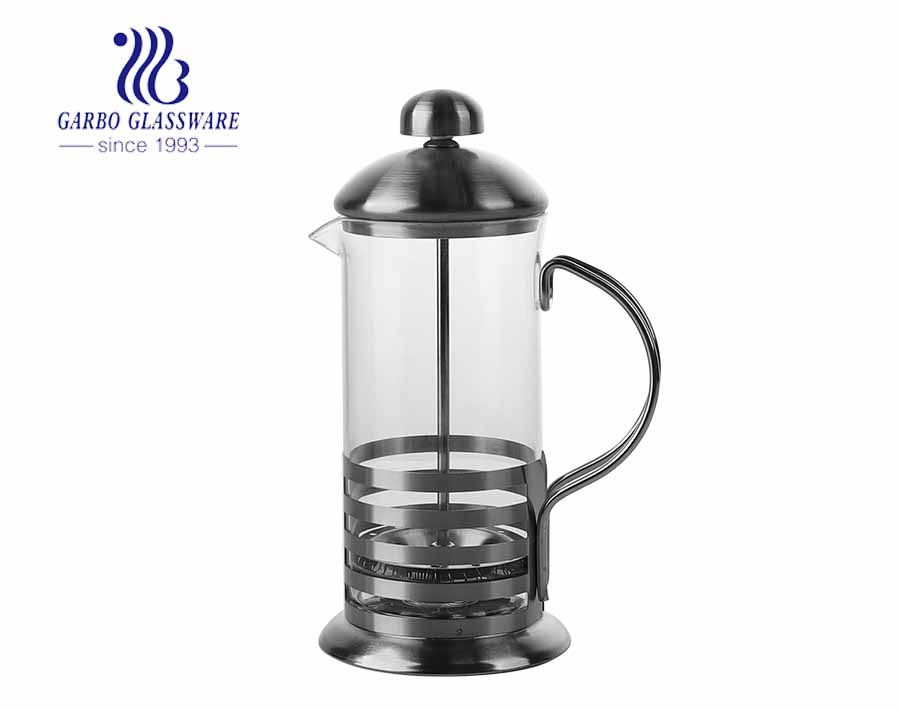 High borosilicate glass press Glass coffee filter tea maker French