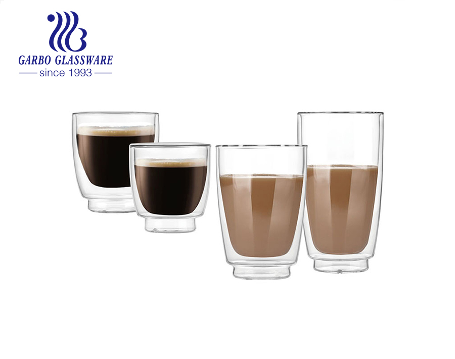 5 oz 135 ml tasse à café expresso à double paroi de petite taille gobelet en