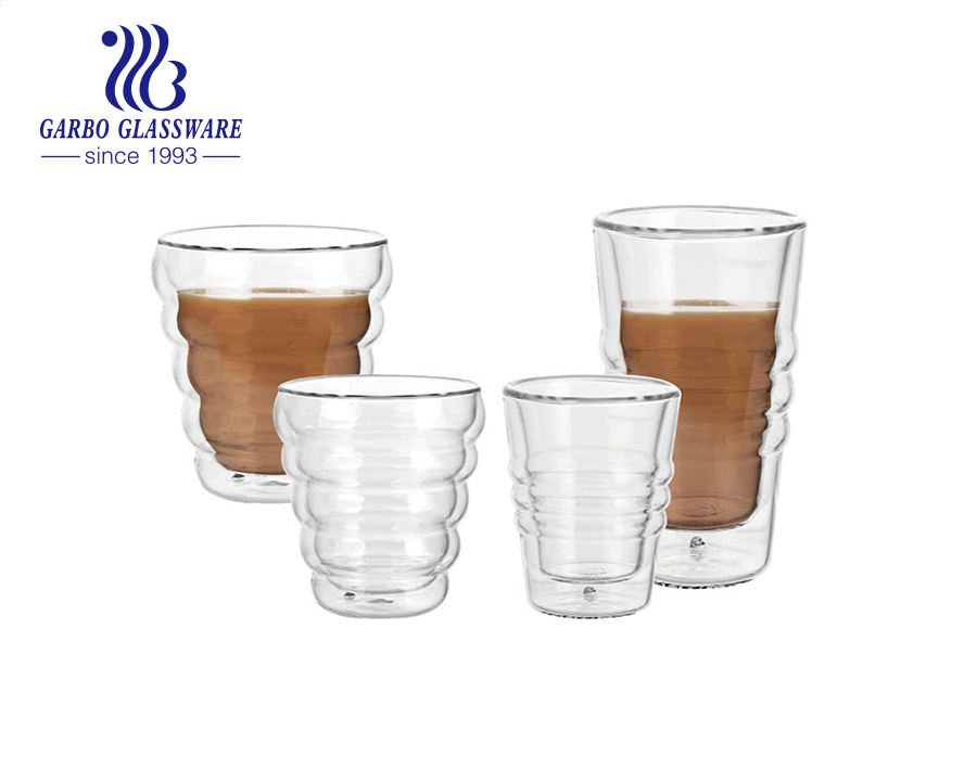 Buy Wholesale China 300ml Double Wall Insulated Glasses Espresso