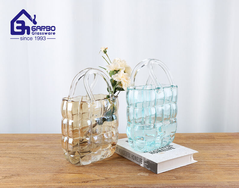 Luxury handmade glass vase for American and European market