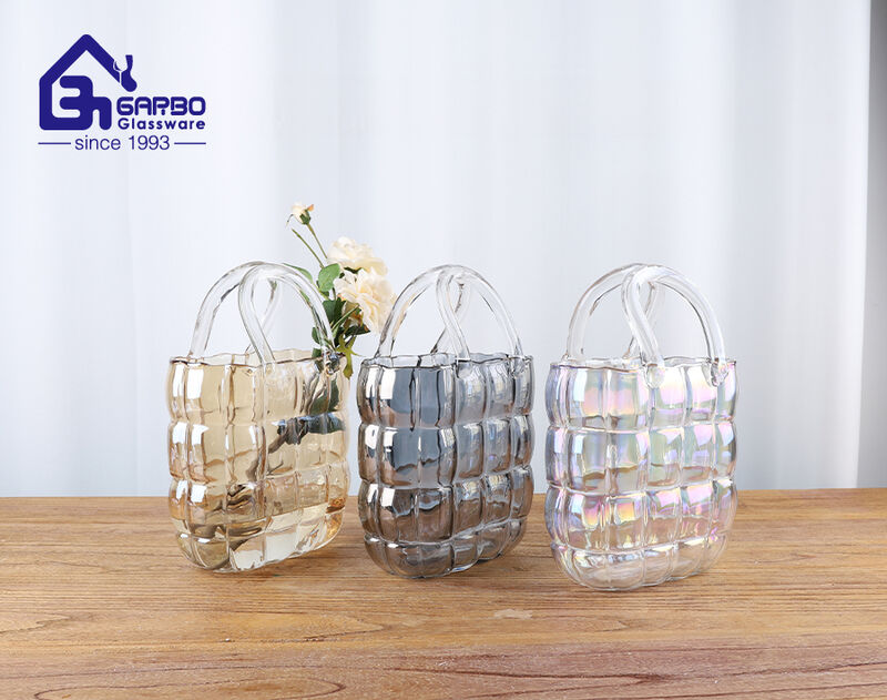 Luxury handmade glass vase for American and European market