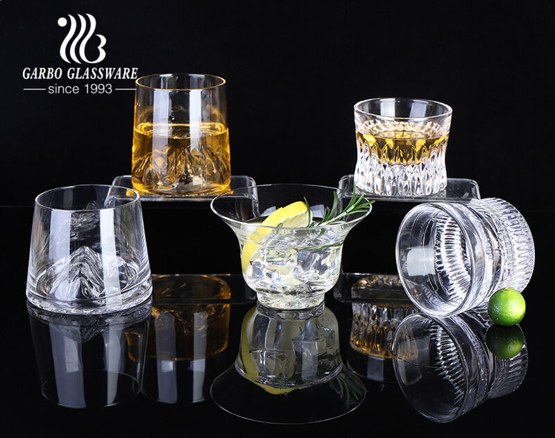 High-end handmade glass cup for European and American market