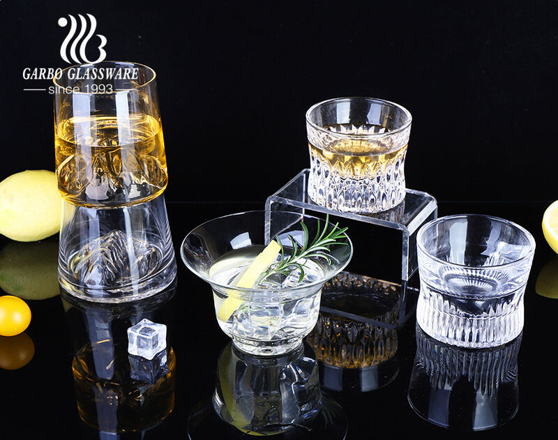 High-end handmade glass cup for European and American market