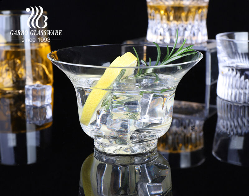 High-end handmade glass cup for European and American market