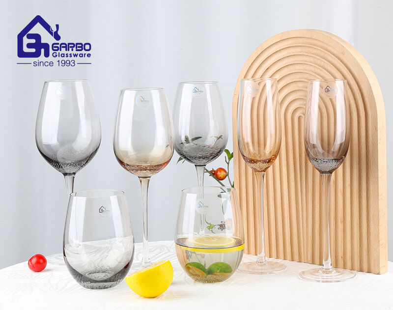 New arrival air bladder design wine glass