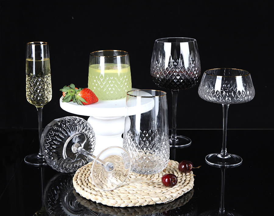 Luxury handmade goblet cup series for American and European market