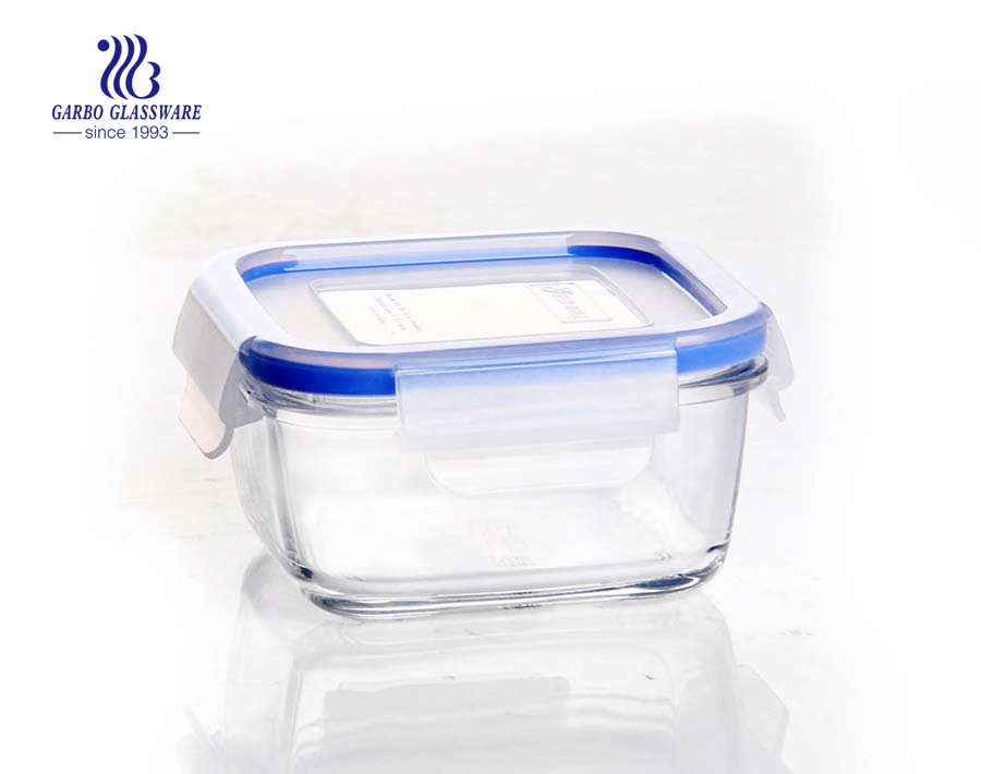 Pyrex 860ml glass food lunchbox with custom lid