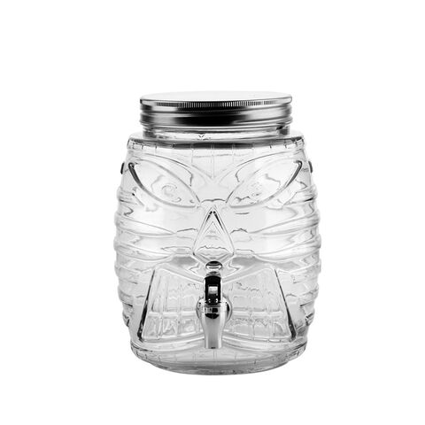 Classic 450ml standard mason jar glass juice cup with straw