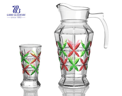 Glass Pitcher Set Water Jug with Lid Wholesale Drinking Glasses Water  Carafe Pitcher - China Glassware and Coffee Mug price