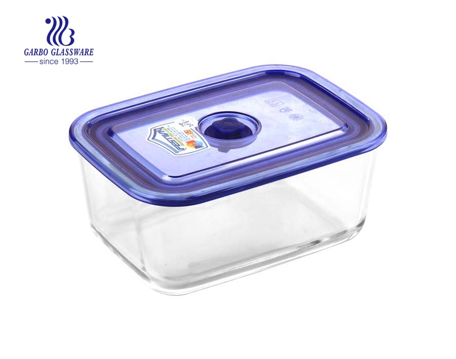 Hot Sale Glass Lunch Box for Microwave Oven Pyrex Glass Food  Containers Portable Convenient - China Glass Container and Glass Box price