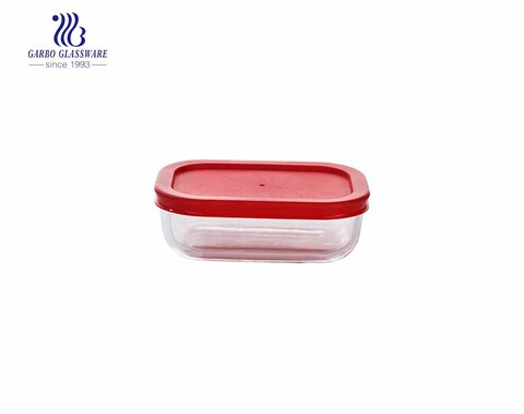 300cc high borosilicate food contianer glass lunch box with PP lid