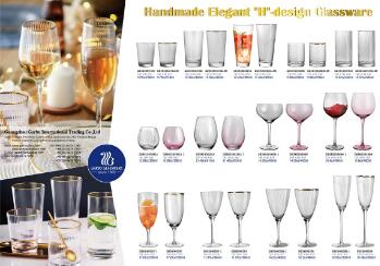 Garbo Weekly Promotions: Handmade Elegant H Design Glass Cups