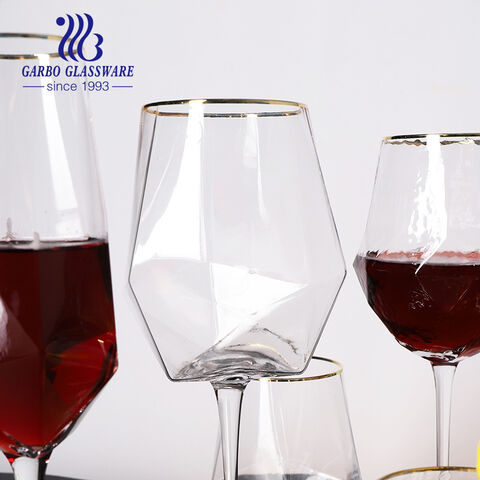 Cristal T Murano - Elegantes copas de vino blanco (6) - Cristal