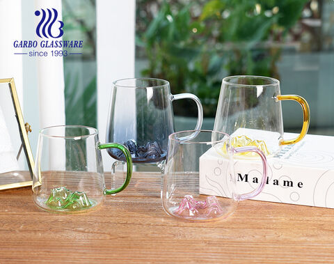 Borosilicate Glass Cups with Lid - Unique Can Shape