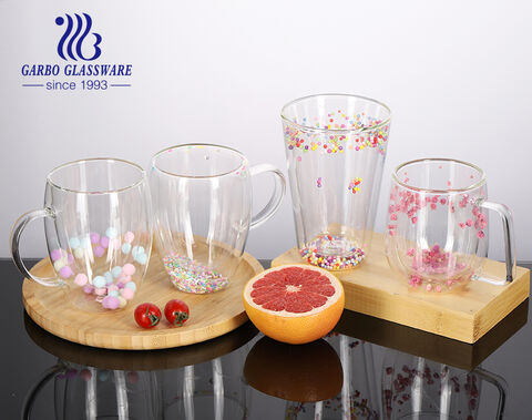 Glass Cherry Cool Deco Tulip Ice Cup Set