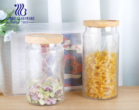 Hot Sale Empty 3.5 Glass Jar Glass Storage Jars With Airtight Locking Clamp  Lid Premium Quality Wholesale Prices Customized Bulk