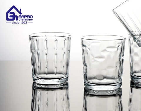  8oz inner new design glass water tumbler wholesaler supplier