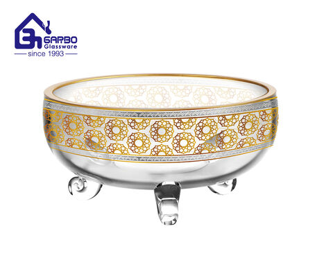 Elegant 7 pcs glass bowl set for Moroccan market