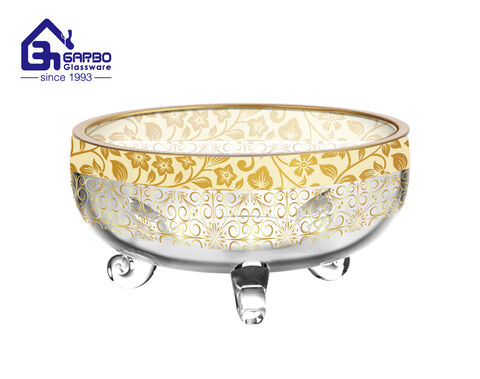 Elegant 7 pcs glass bowl set for Moroccan market