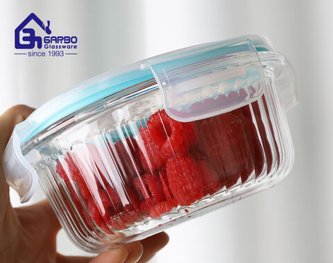 High-end borocilicate glass food container for Microwave safe