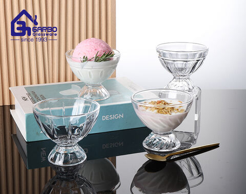 High quality ice cream glasses China manufacturer sundae cup for summer