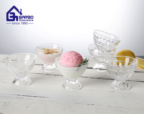 High quality ice cream glasses China manufacturer sundae cup for summer