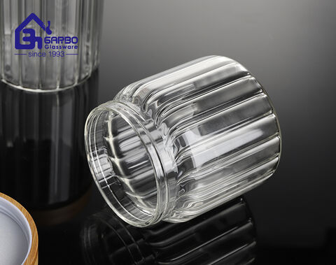 China supplier borosilicate glass jar 1200ml clear food storage jar