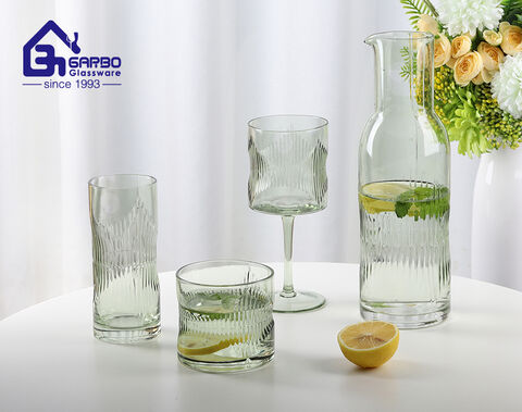 spray color high-end glass cup for wine drinking use