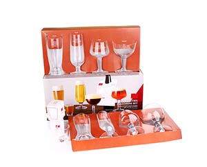 coffret cadeau premium en verre