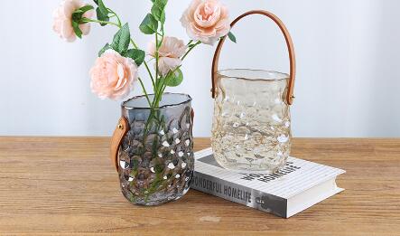 Luxury handmade glass vase for American and European market