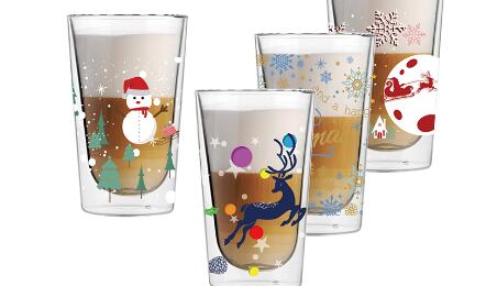 These Christmas series of double-walled cups are hot selling