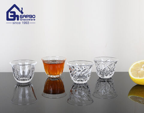 China Wholesale Elegant Arabic 12PCS Glass Cawa Cup Set For Tea