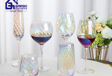 What is the top sale colored glassware in 2024