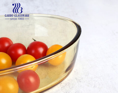 Luxury high borosilicate glass baking dish for family and party service