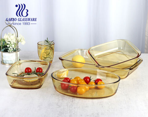 High-end Borosilicate Glass Baking Dish for Family Cooking