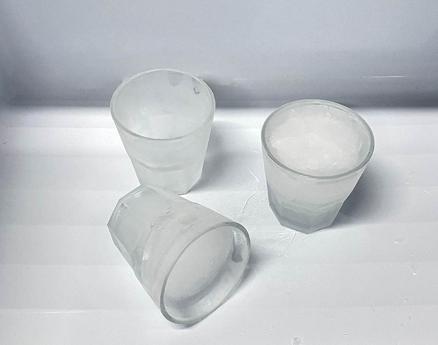 2oz/3oz/5oz small size tempered glass cup water tumbler for wholesale