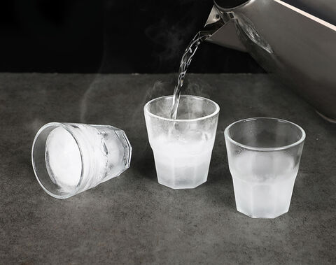 2oz/3oz/5oz small size tempered glass cup water tumbler for wholesale