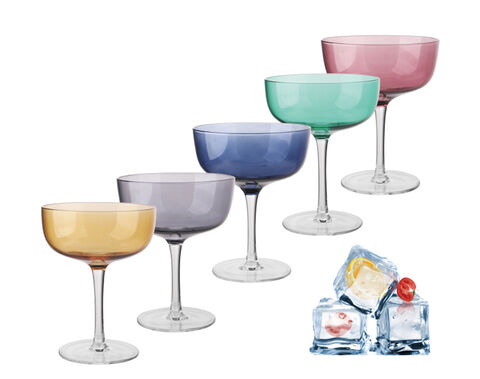 13OZ luxury vintage Martini Glass spray color cocktail glass cup