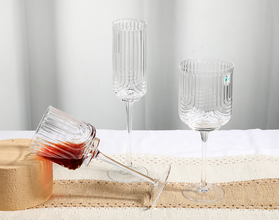 Luxury handmade wine goblet and champagne glass cup