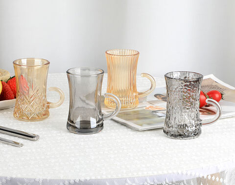 The glass cup looks stylish and classy, making it great for both personal use and as a gift.